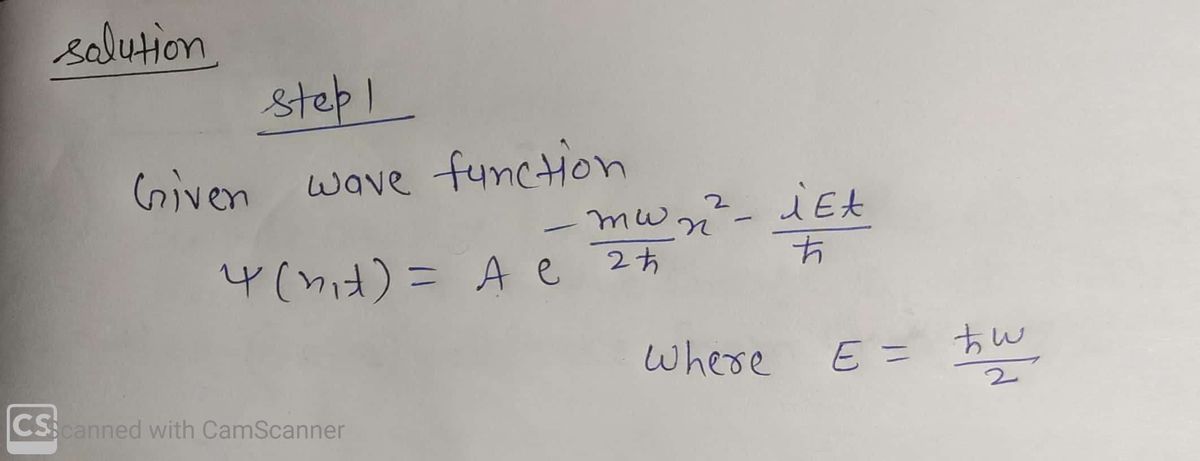 Advanced Physics homework question answer, step 1, image 1